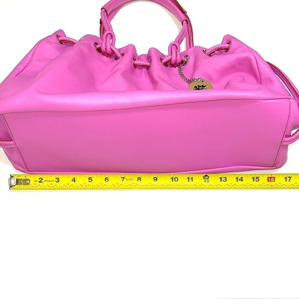 Tanner Krolle Pink Leather Tote Bag